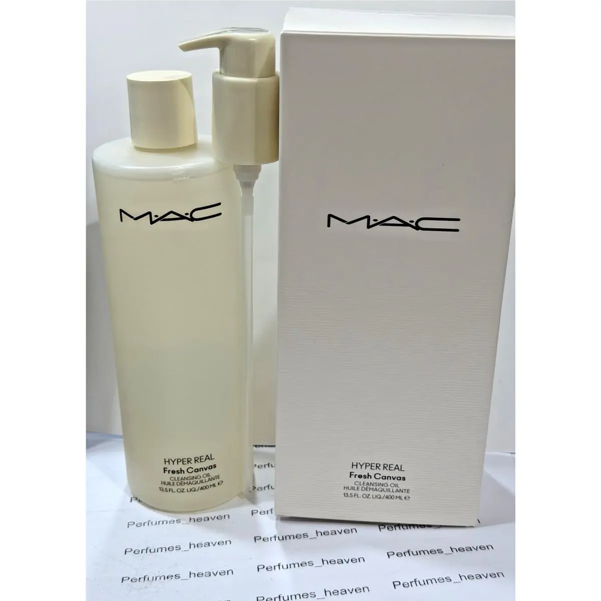 Mac Hyper Real Fresh Canvas Cleansing Oil Makeup Remover - Jumbo 13.5oz / 400ML