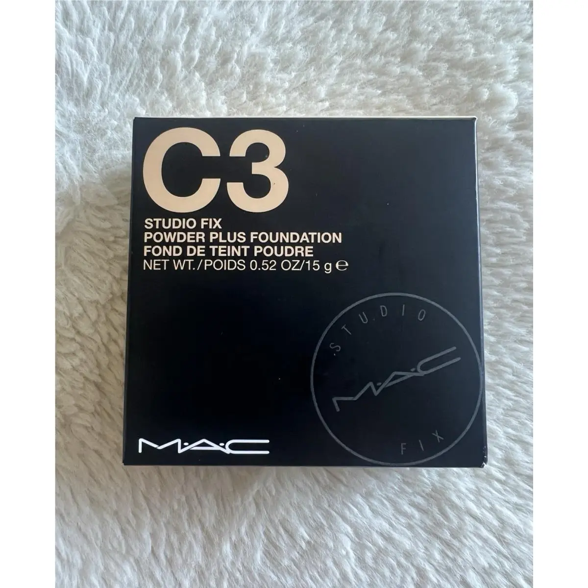Mac Studio Fix Powder Plus Foundation Shade C3 Full Size 15g Formula