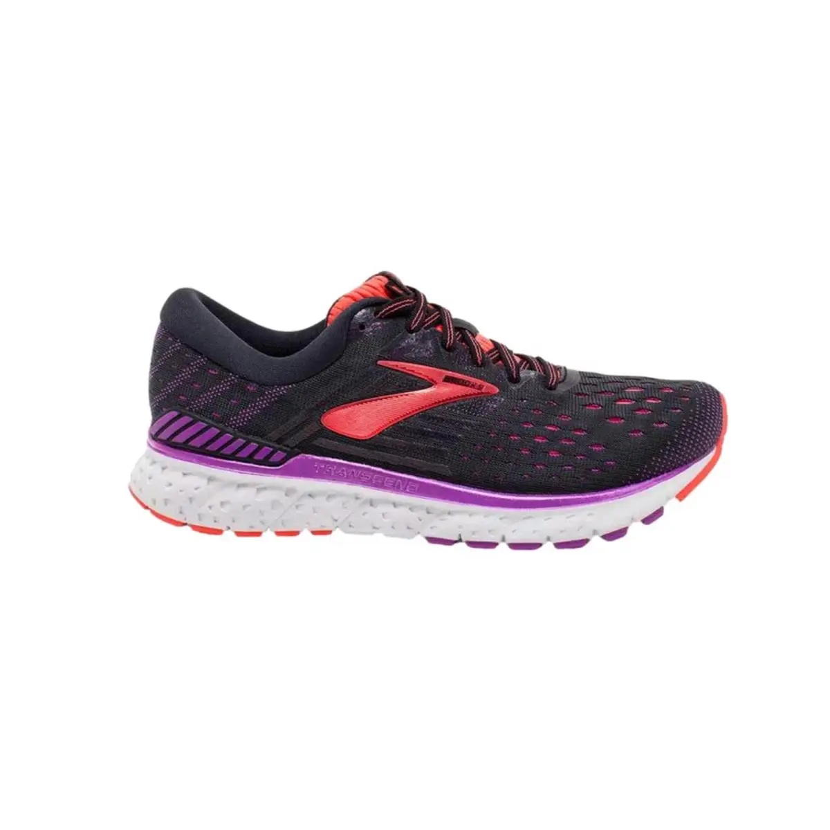 Brooks Transcend 6 Black / Purple / Coral 120287 1B 080 Women`s Size 11 Medium