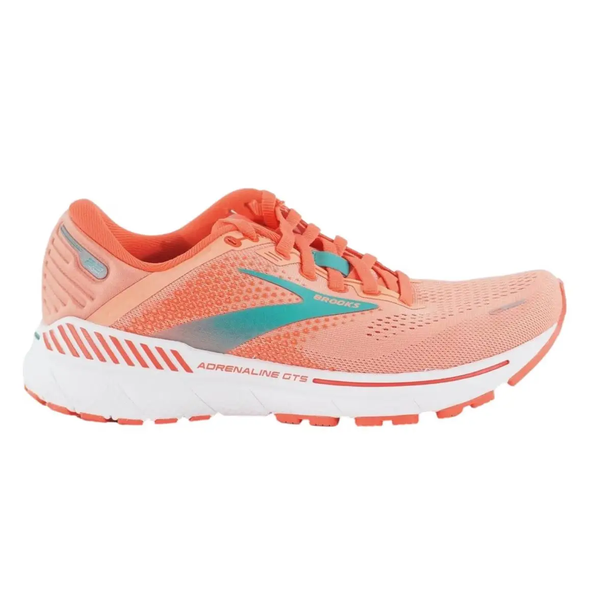 Brooks Adrenaline Gts 22 Coral / Latigo Bay / White 120353 1B 680 Women`s Size