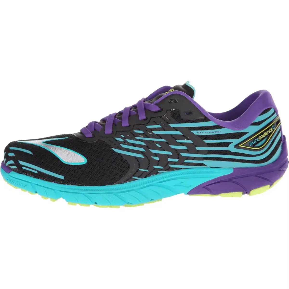 Brooks Purecadence 5 Black / Ceramic / Prismviolet 120215 1B 009 Women`s Size