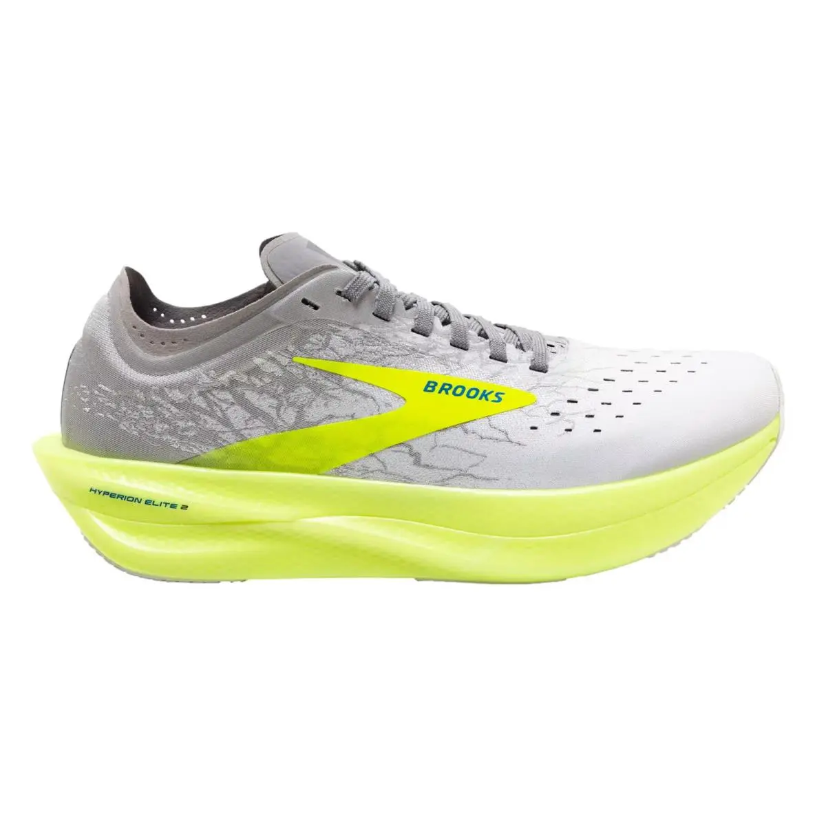 Brooks Hyperion Elite 2 White / Silver / Nightlife 100037 1D 111 Men`s Size 5.5