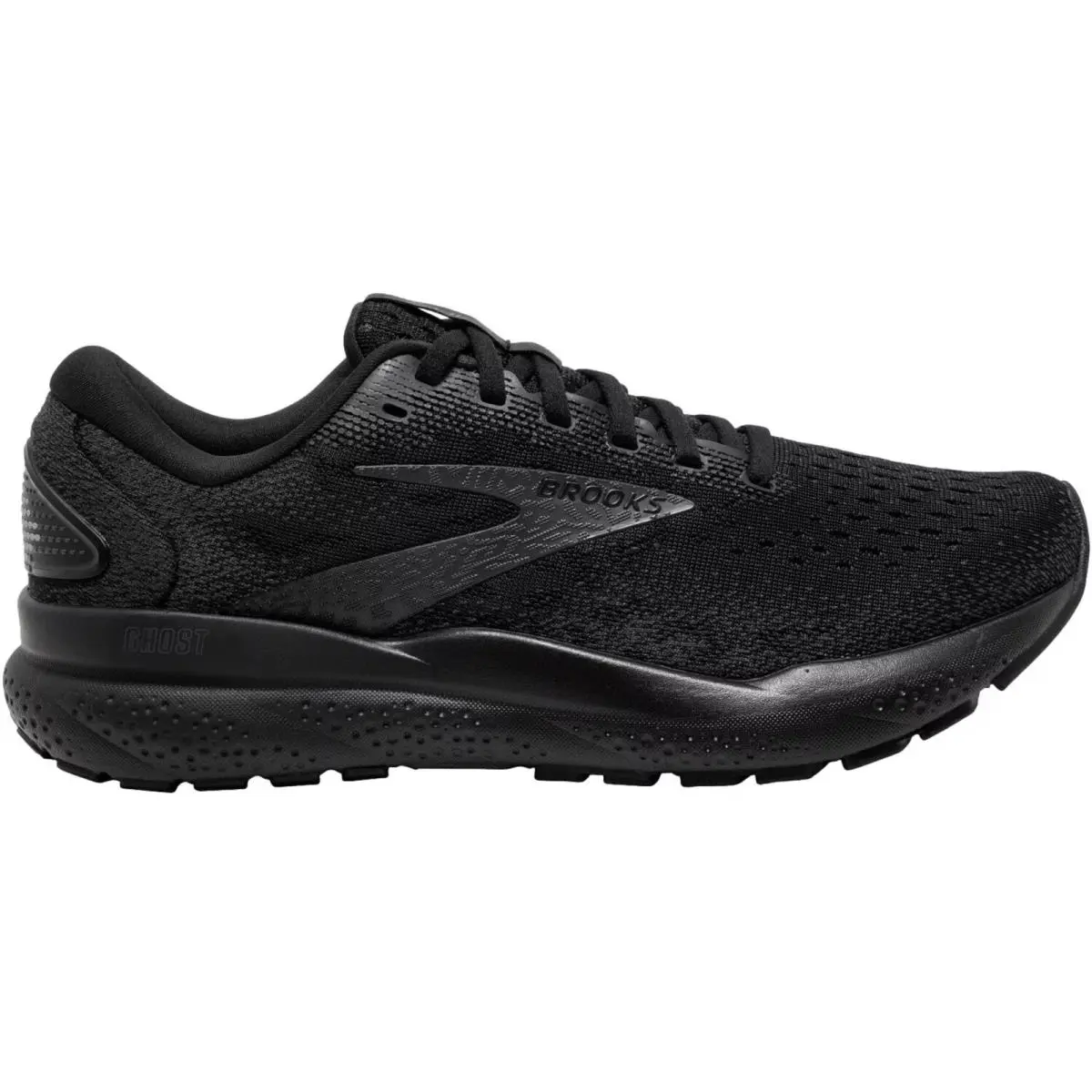 Brooks Ghost 16 Black / Black / Ebony 110418 1D 020 Men`s Size 7.5 Medium