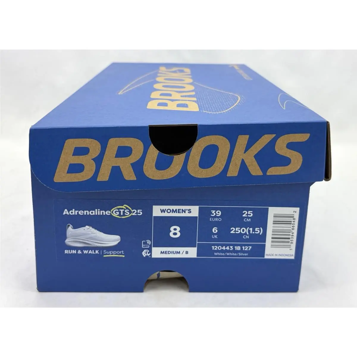 Brooks shoes - Brooks Adrenaline GTS 25 - Adrenaline GTS - 120443 1B 127 - White/White/Silver (UPC: 195394665482) 10