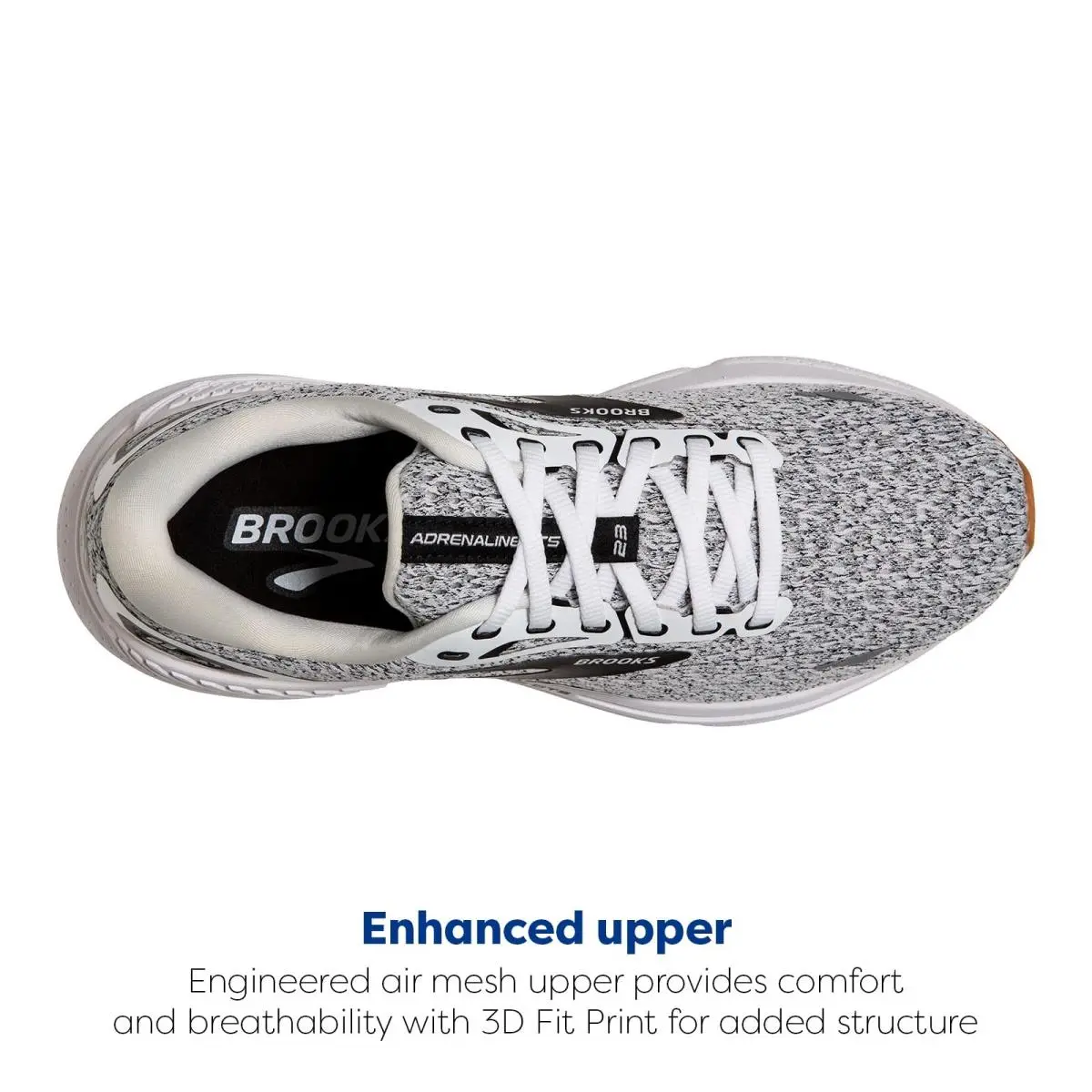 Brooks shoes - 1203811B112120 - 1203811B112120 - White/Black (UPC: 195394460070) 3