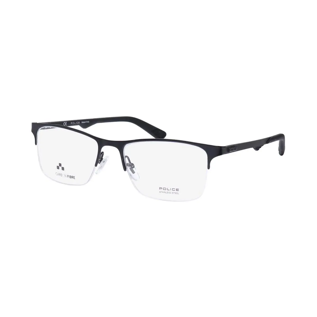 VPL693 Carbonfly 2 Eyeglass Frame/glasses Carbon Fibre Ultra Durable Mens Black by Police