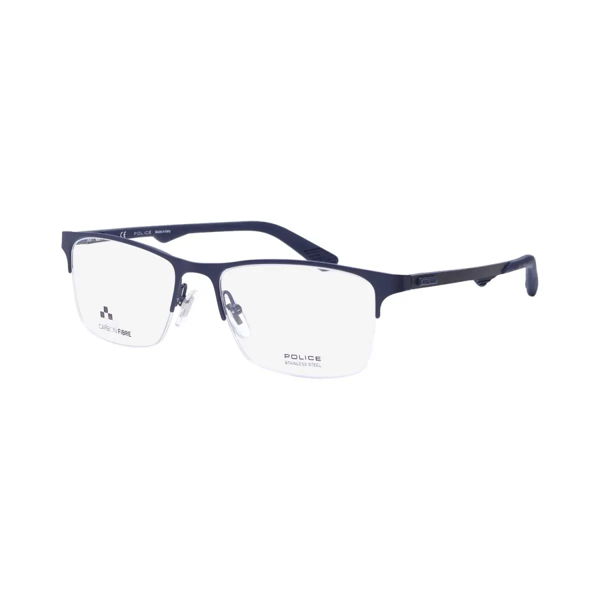 VPL693 Carbonfly 2 Eyeglass Frame/glasses Carbon Fibre Ultra Durable Mens Blue by Police
