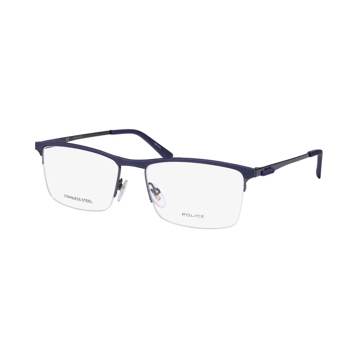 VPL564N Crossover 3 Eyeglass Frame/eyewear Half-rim Mens Style European Blue by Police