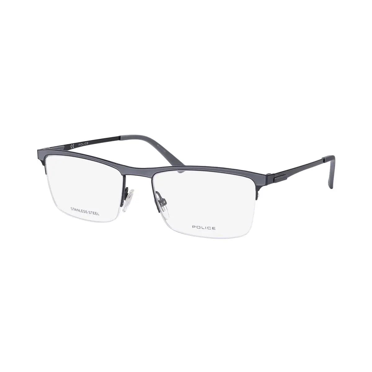 VPL564N Crossover 3 Eyeglass Frame/eyewear Half-rim Mens Style European Grey / Black by Police