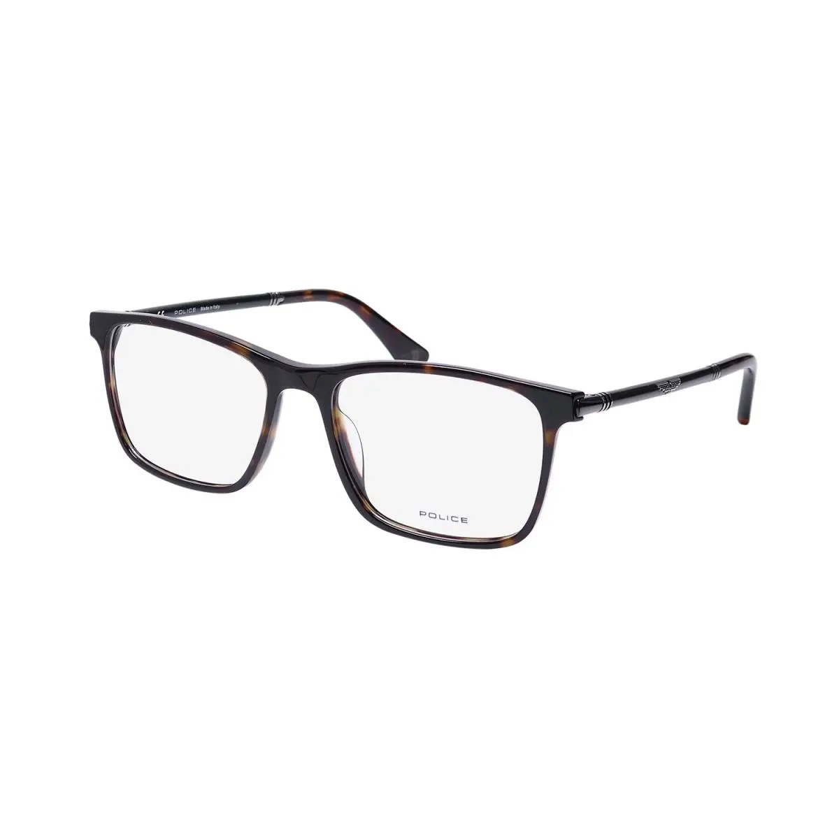 Police VPL953 Origins 14 Glasses Full-rim Tortoise 54-17-145 Italy Square