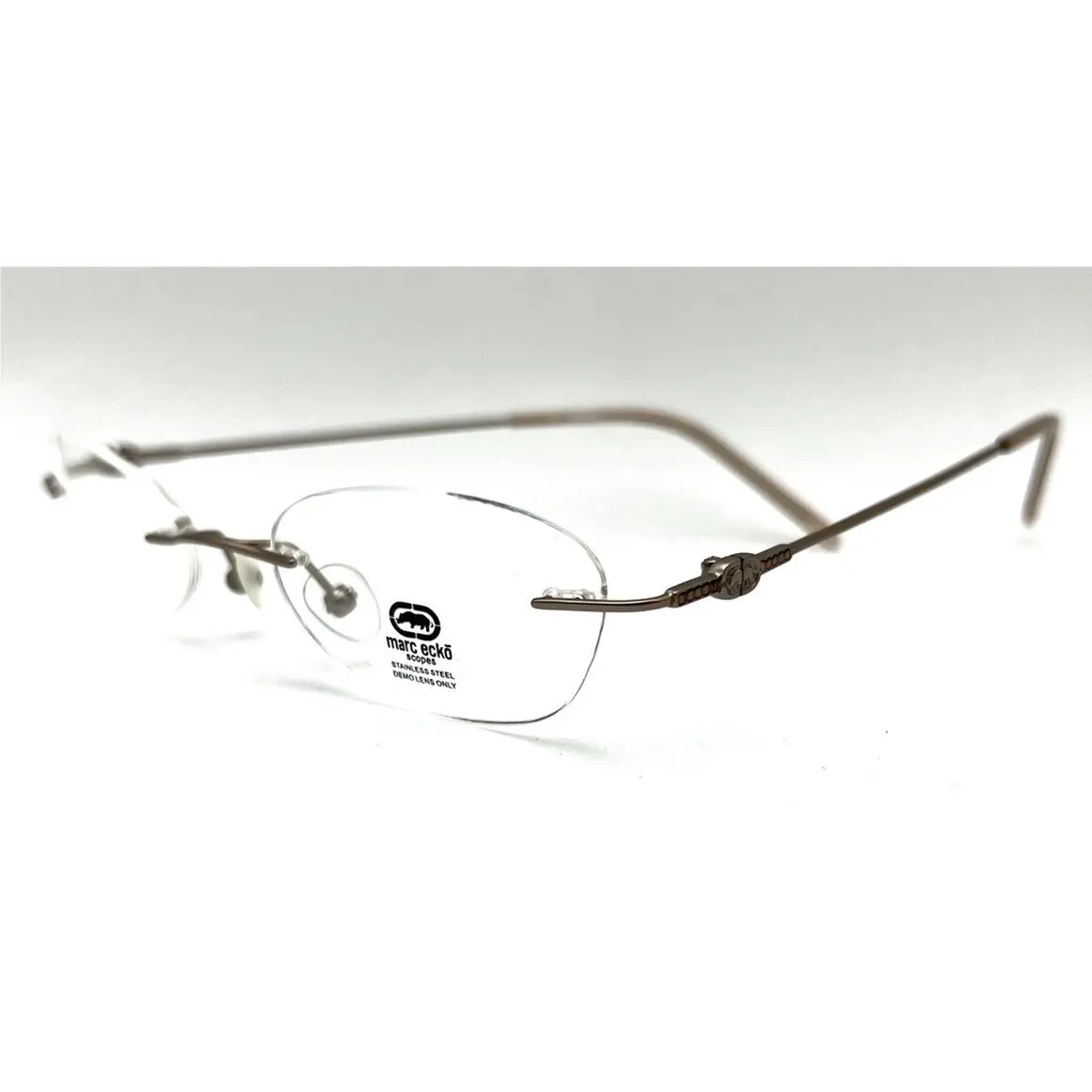Marc Ecko Eyeglasses 3015 Stainless Steel Rose 49-18-145 with Generic Case