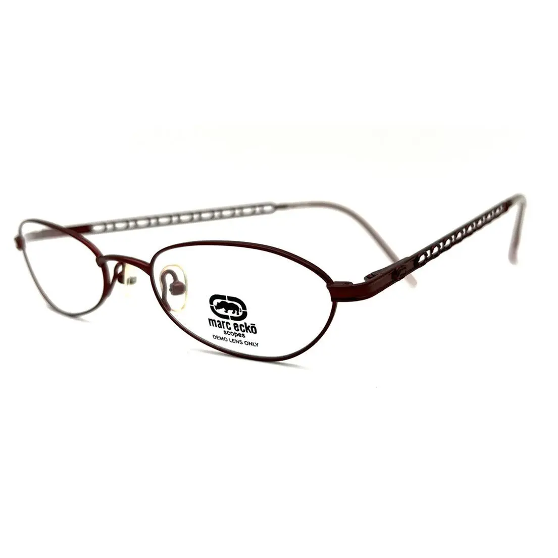 Marc Ecko Eyeglasses Ecko 3007 Burgundy 49-18-140 with Generic Case