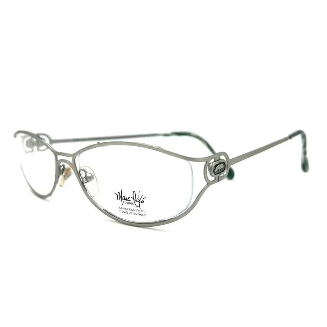 Marc Ecko Eyeglasses Ecko 3011 Silver Stainless 54-17-135 with Generic Case