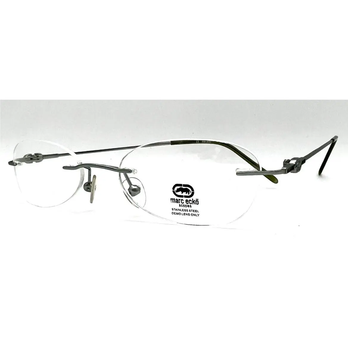Marc Ecko Eyeglasses 3015 Stainless Steel Mint 49-18-145 with Generic Case