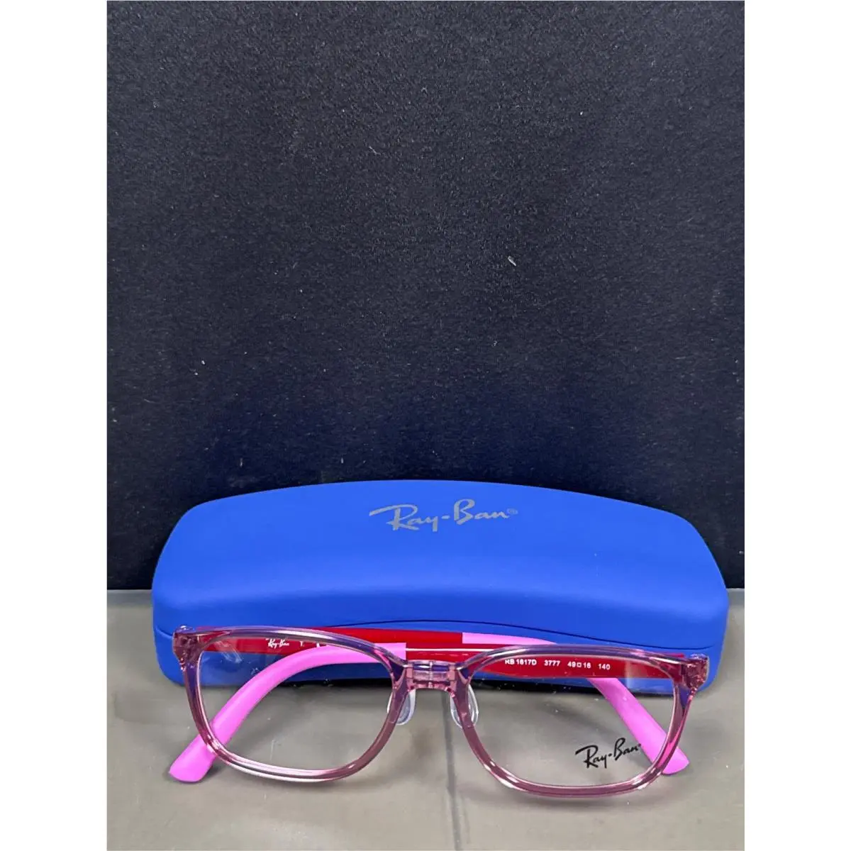 Ray-ban Kids` Ry1617d Demo Lens Transparent Pink by Ray-Ban