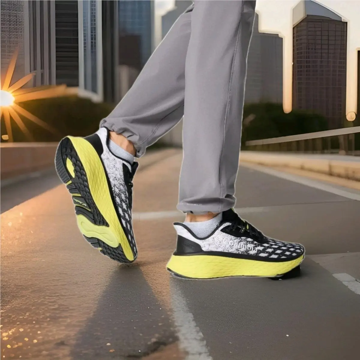 Columbia shoes - Konos Elevate Trail Running - Konos Elevate Trail Running - BM9696-012 - BLACK YELLOW 29