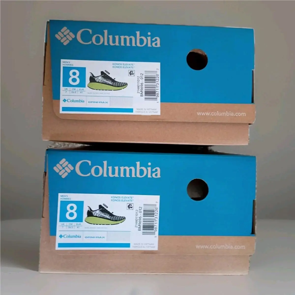 Columbia shoes - Konos Elevate Trail Running - Konos Elevate Trail Running - BM9696-012 - BLACK YELLOW 46