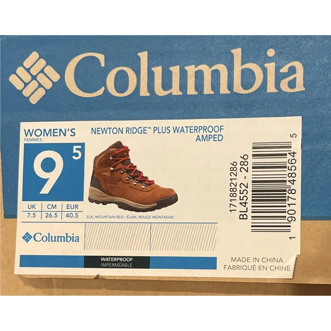 Columbia shoes - COLUMBIA Newton Ridge Plus - Newton Ridge Plus - Chestnut Brown (UPC: 190178485645) 7