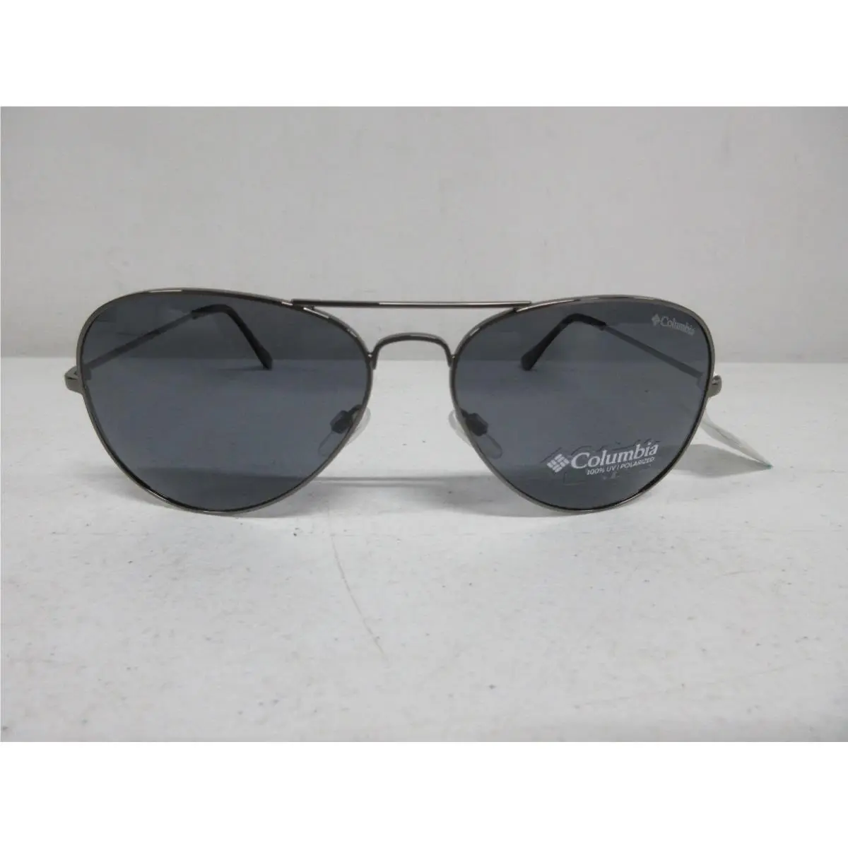 Columbia Northwester Gunmetal Smoke Polarized Aviator Sunglasses B5S2