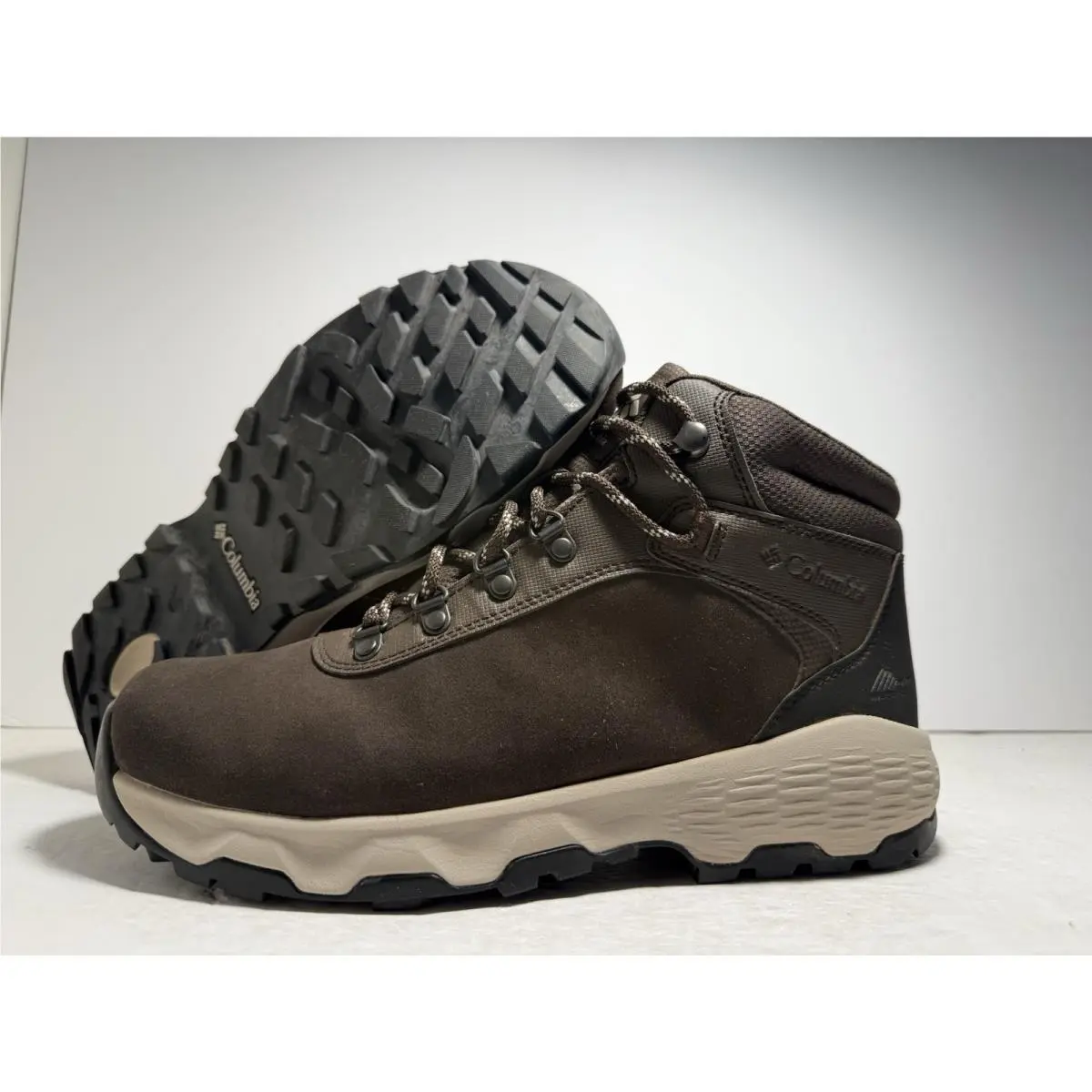 Columbia Newton Wander Hiking Boots Brown Shoes Women Size 9.5 US YL7183-231