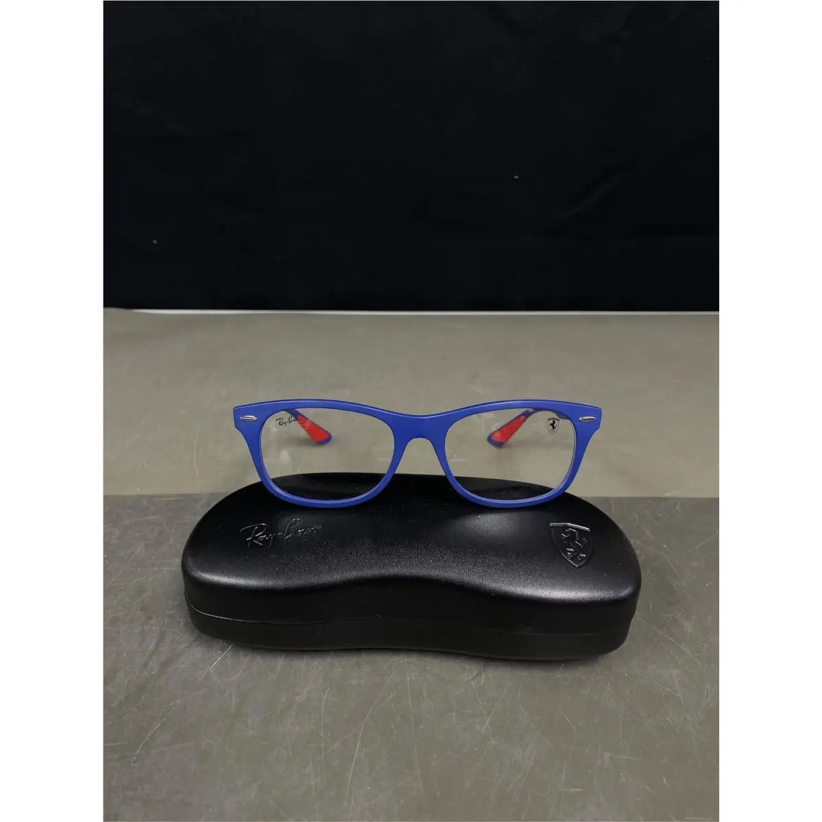 Ray-ban Rx7307m Scuderia Ferrari Collection Square Demo Lenseyewear Frames