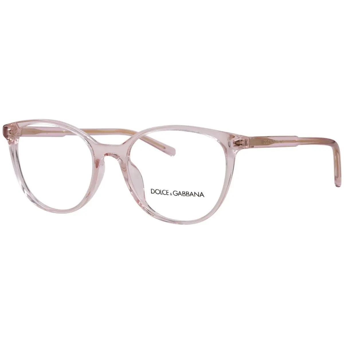 Dolce Gabbana DG3425 3148 Eyeglasses Women`s Transparent Rose Full Rim 52mm