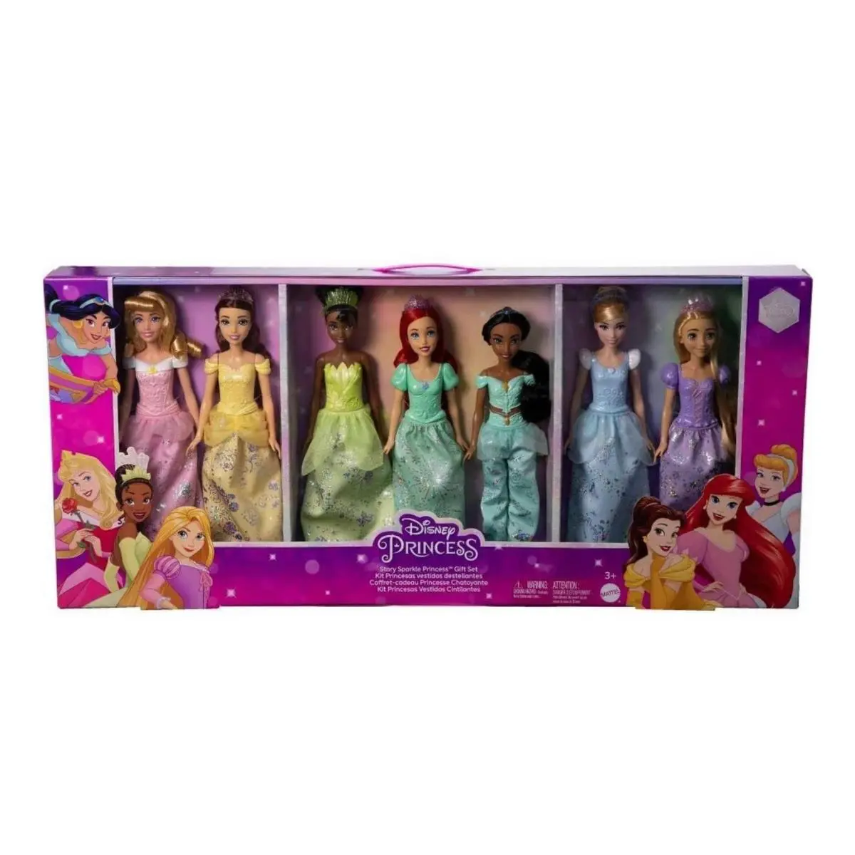 Disney Story Sparkle Princess Gift Set Includes 7 Disney 11 Dolls