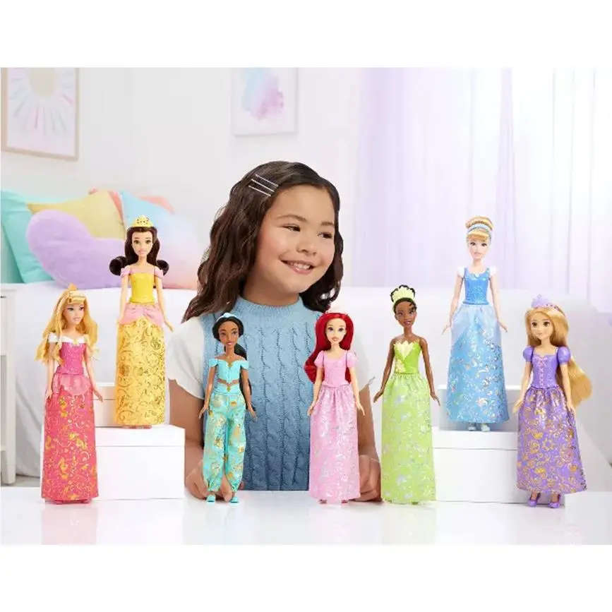 Disney Princess Ultimate Collection 7 Sparkle Fashion Dolls with Accessories
