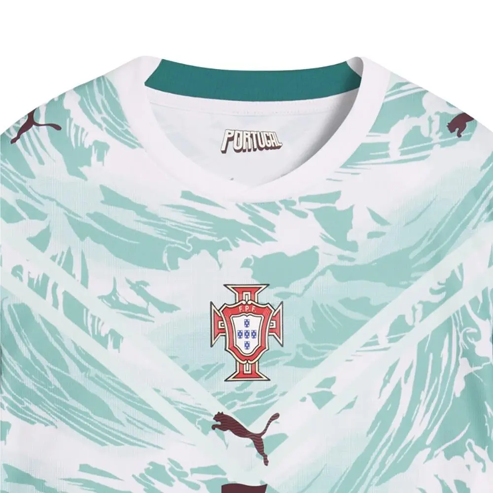 Puma clothing - PUMA Portugal Away Ronaldo Crew Neck Short Sleeve Soccer Jersey Y - 78814977 - White 3