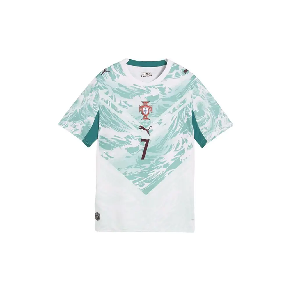 Puma clothing - PUMA Portugal Away Ronaldo Crew Neck Short Sleeve Soccer Jersey Y - 78814977 - White 5