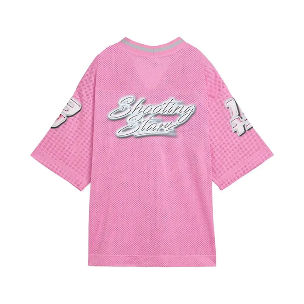 Puma clothing - PUMA Shooting Stars VNeck Short Sleeve Jersey - 63285101 - Pink 6