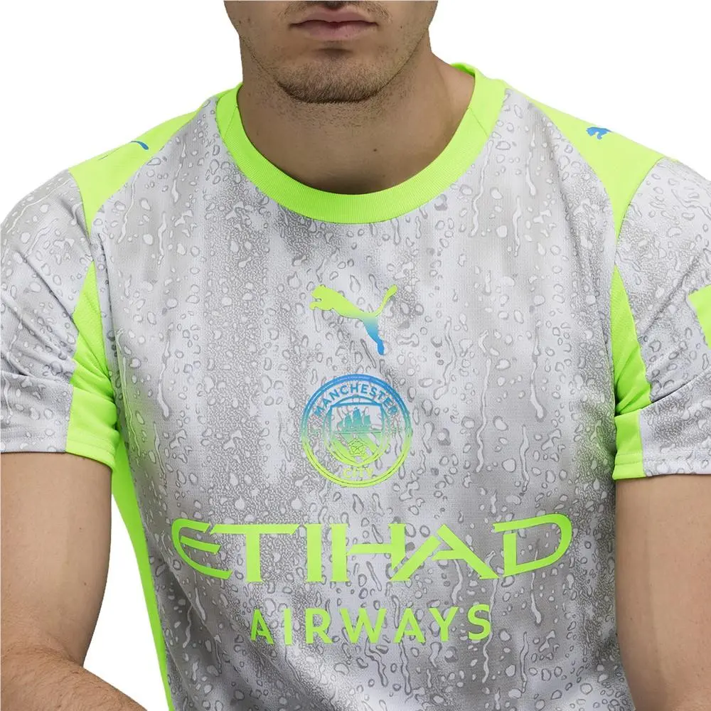 Puma clothing - PUMA Manchester City Third Crew Neck Short Sleeve Soccer Jersey R - 78036203 - Grey 10