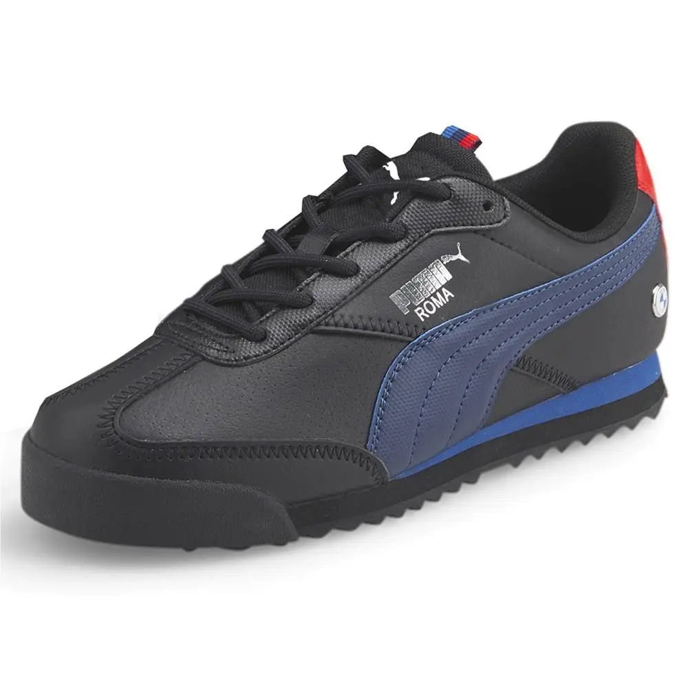 Puma shoes - PUMA Bmw M Motorsport Roma Via Lace Up  Youth - 30712201 - Black, Blue, Red 0