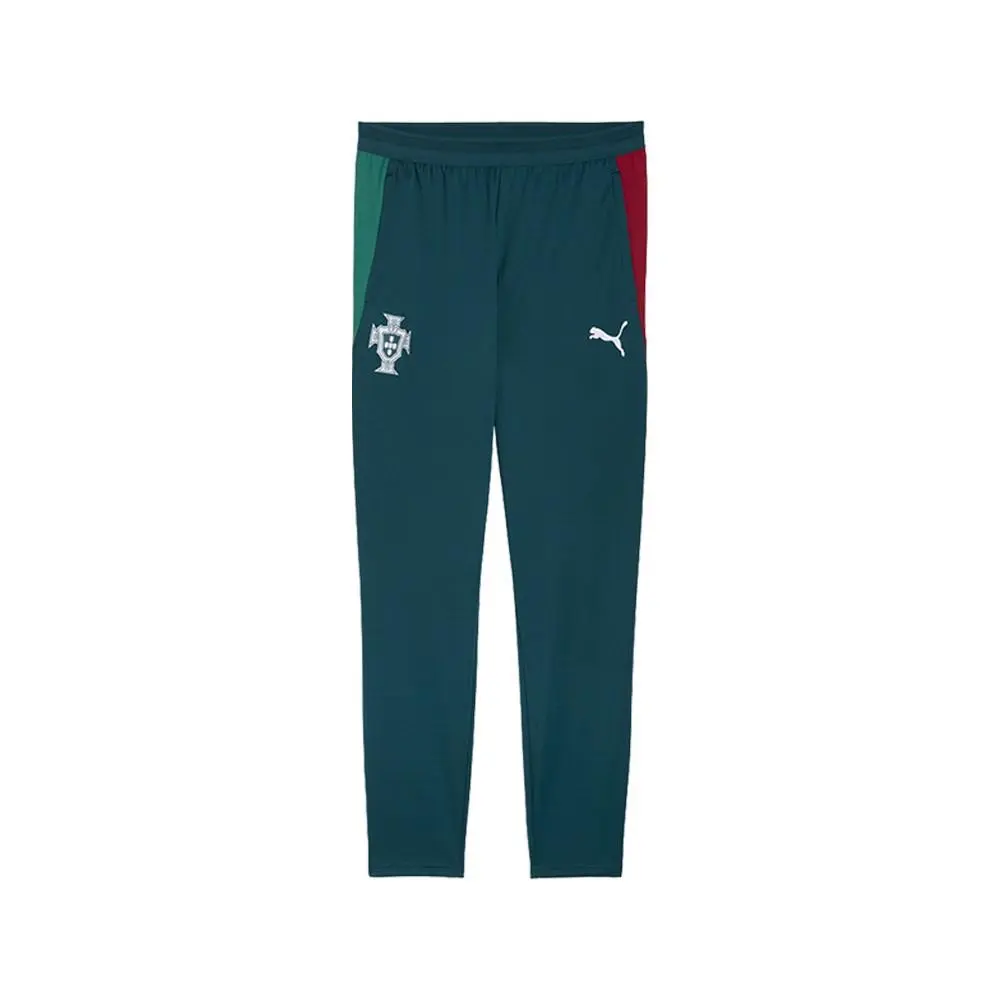 Puma Portugal Slim Soccer Athletic Pants Mens Blue Casual Athletic Bottoms 78478