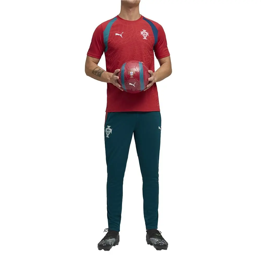 Puma clothing - PUMA Portugal Slim Soccer Athletic Pants - 78478015 - Blue 3