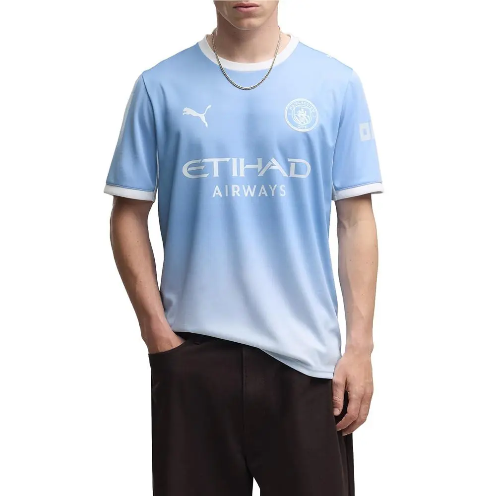 Puma clothing - PUMA Manchester City F.C. Home Soccer Jersey - 78432601 - Blue 1