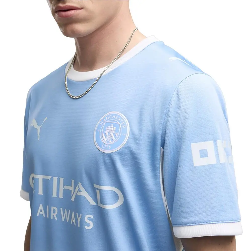 Puma clothing - PUMA Manchester City F.C. Home Soccer Jersey - 78432601 - Blue 3