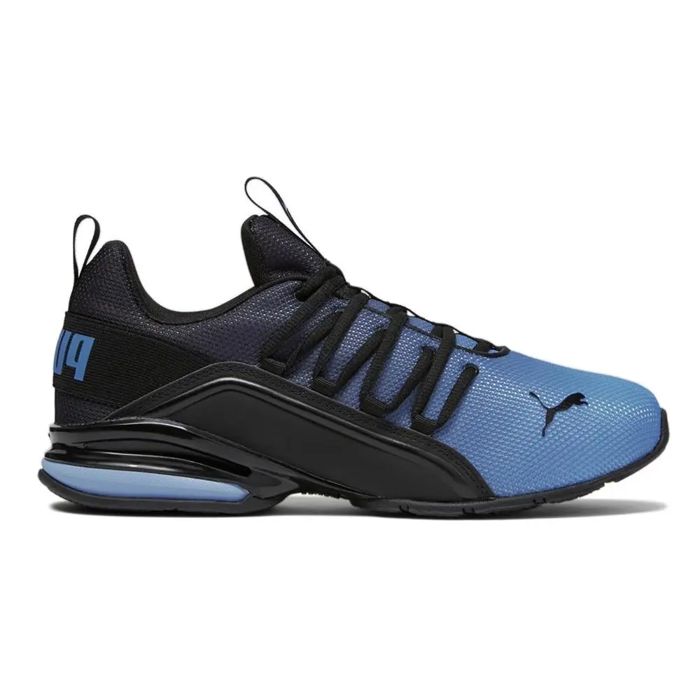 Puma Axelion Fade Running Mens Blue Sneakers Athletic Shoes 37755502