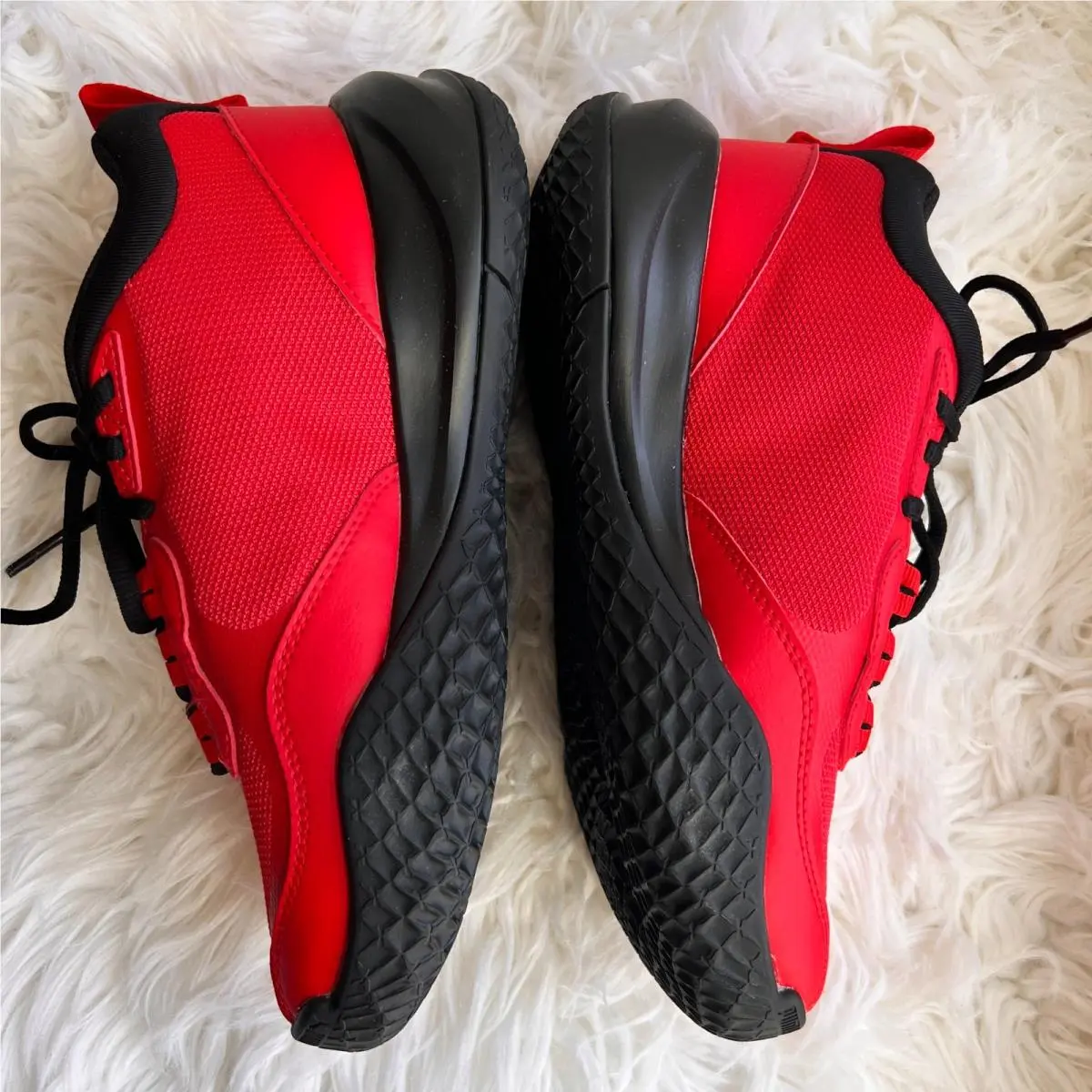 Puma shoes - PUMA Playmaker - Playmaker - 377572-01 - Red and Black 10