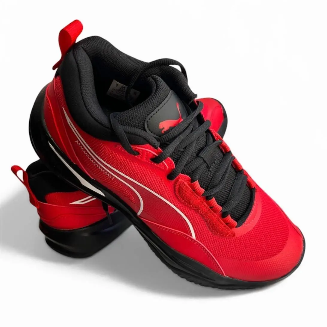 Puma shoes - PUMA Playmaker - Playmaker - 377572-01 - Red and Black 7