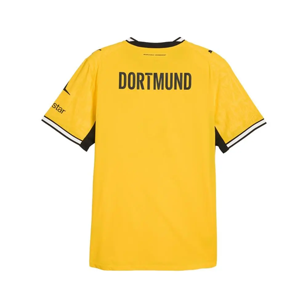 Puma clothing - PUMA Borussia Dortmund Home Authentic Crew Neck Short Sleeve Socc - 78408701 - Yellow 0