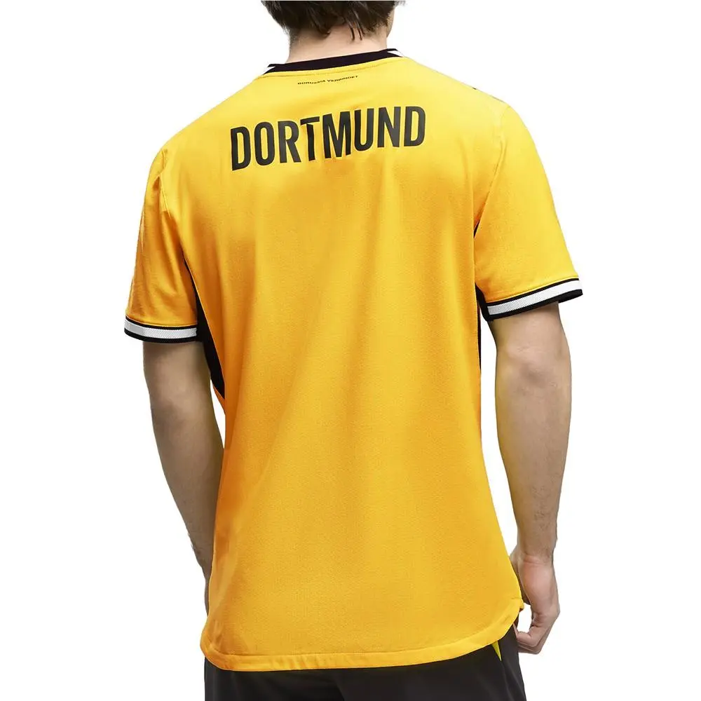 Puma clothing - PUMA Borussia Dortmund Home Authentic Crew Neck Short Sleeve Socc - 78408701 - Yellow 8