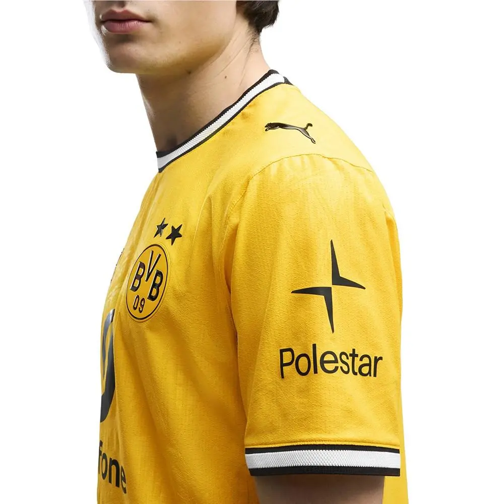 Puma clothing - PUMA Borussia Dortmund Home Authentic Crew Neck Short Sleeve Socc - 78408701 - Yellow 9