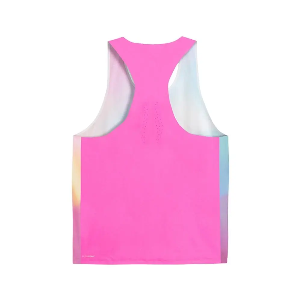 Puma clothing - PUMA Lightspeed Ultraweave Graphic Crew Neck Singlet Tank Top - 52856499 - Pink 0