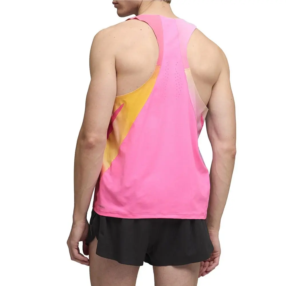 Puma clothing - PUMA Lightspeed Ultraweave Graphic Crew Neck Singlet Tank Top - 52856499 - Pink 2