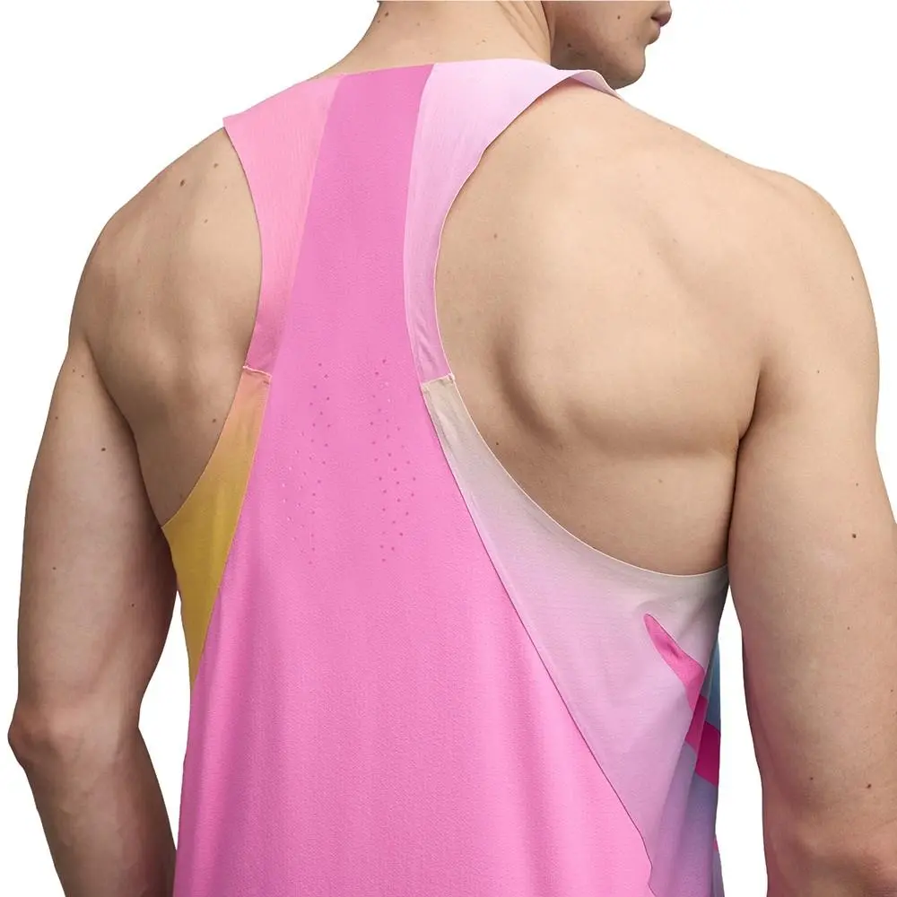 Puma clothing - PUMA Lightspeed Ultraweave Graphic Crew Neck Singlet Tank Top - 52856499 - Pink 3