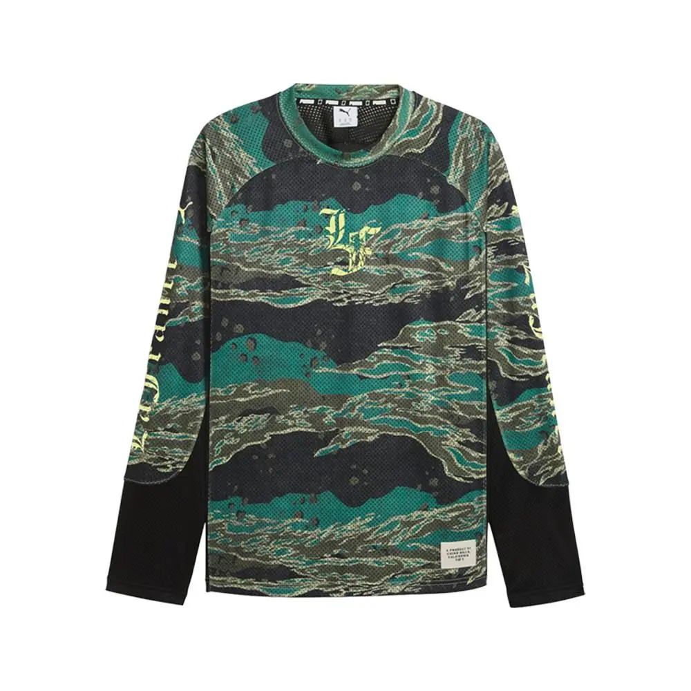 Puma Lafrancé Supply Crew Neck Long Sleeve Jersey Mens Green 63599801