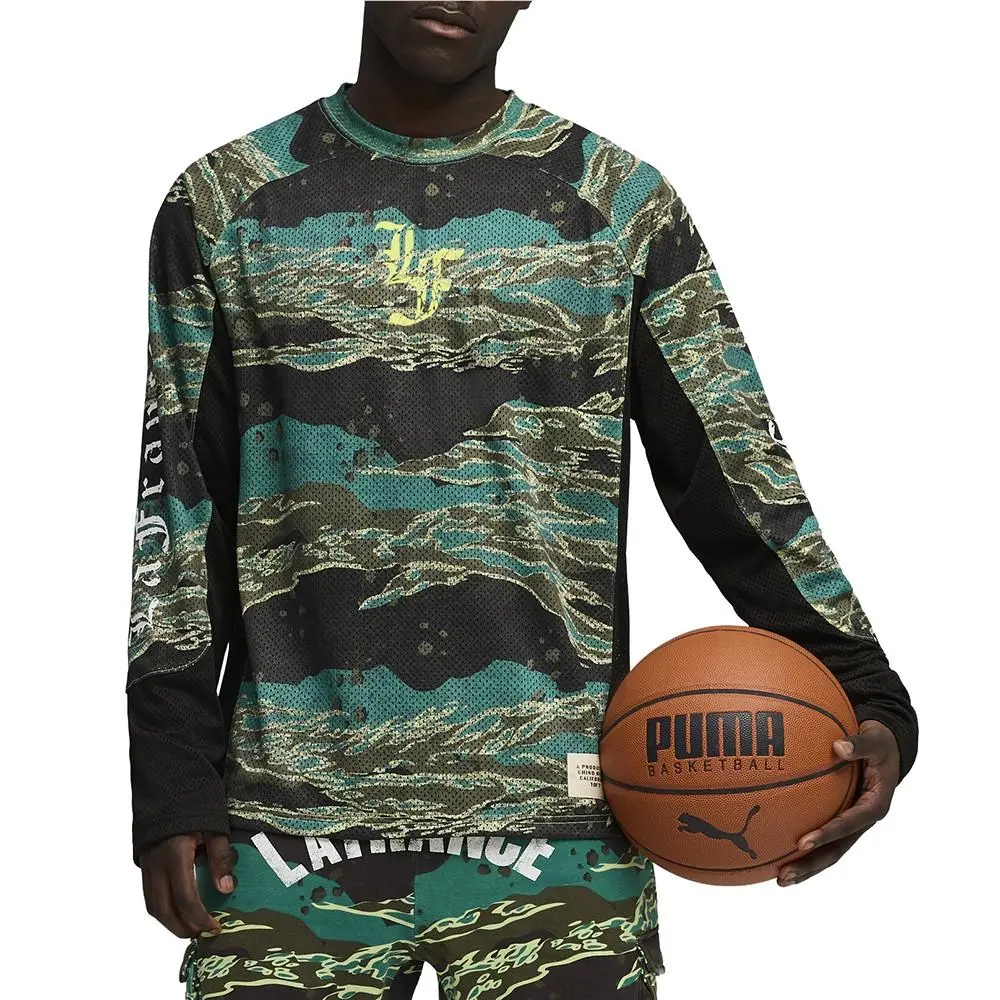 Puma clothing - PUMA Lafrancé Supply Crew Neck Long Sleeve Replica Jersey - 63599801 - Green 7