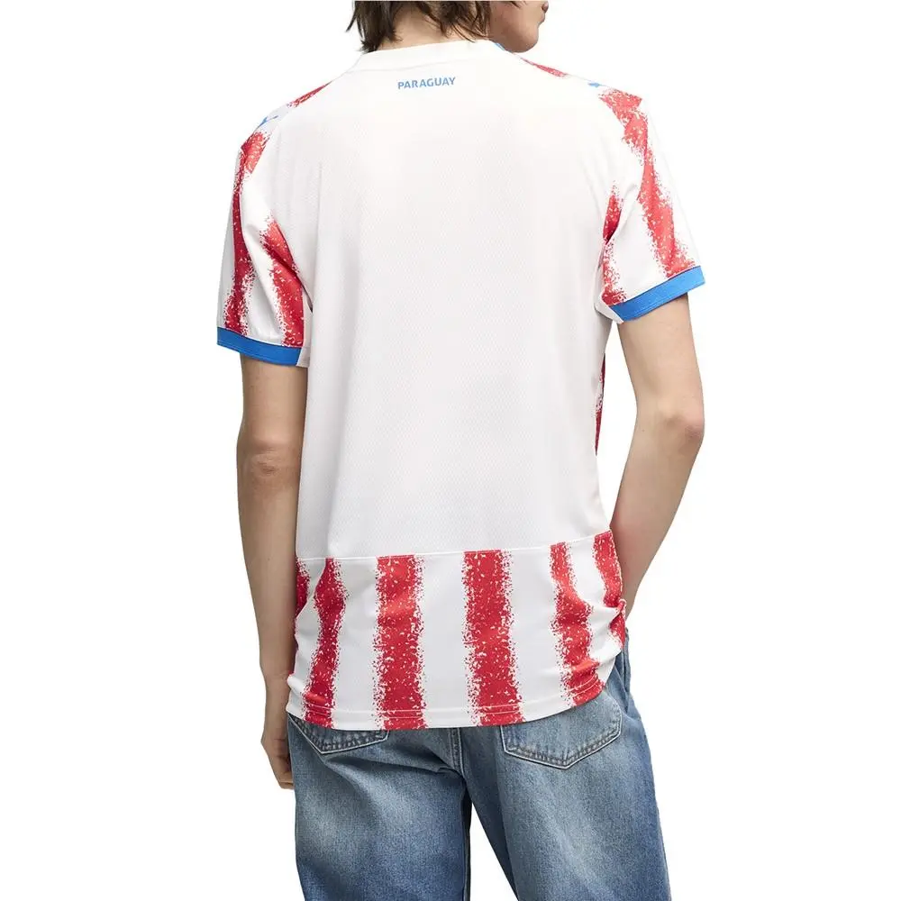 Puma clothing - PUMA Paraguay Home Crew Neck Short Sleeve Home Soccer Jersey - 69701501 - White 2