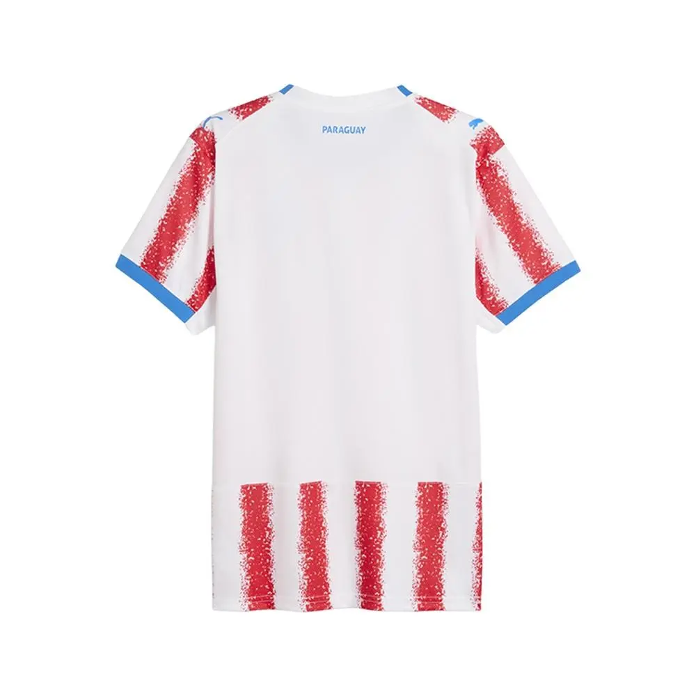 Puma clothing - PUMA Paraguay Home Crew Neck Short Sleeve Home Soccer Jersey - 69701501 - White 5